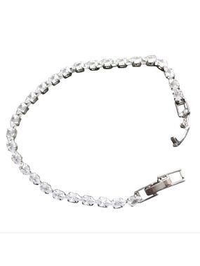 Pretty Bird Jewelry Gold Plated CZ Tennis Bracelet